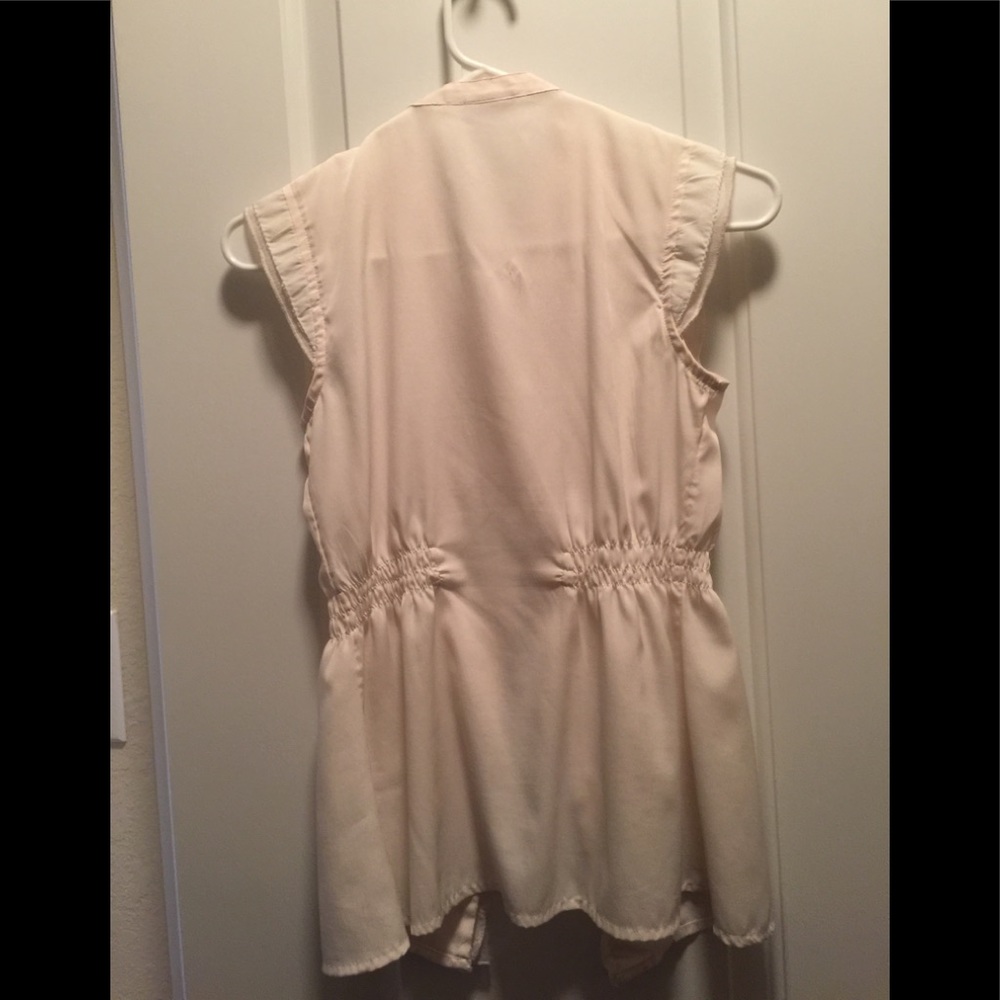 Ruffled front blouse. - Picture 2 of 2
